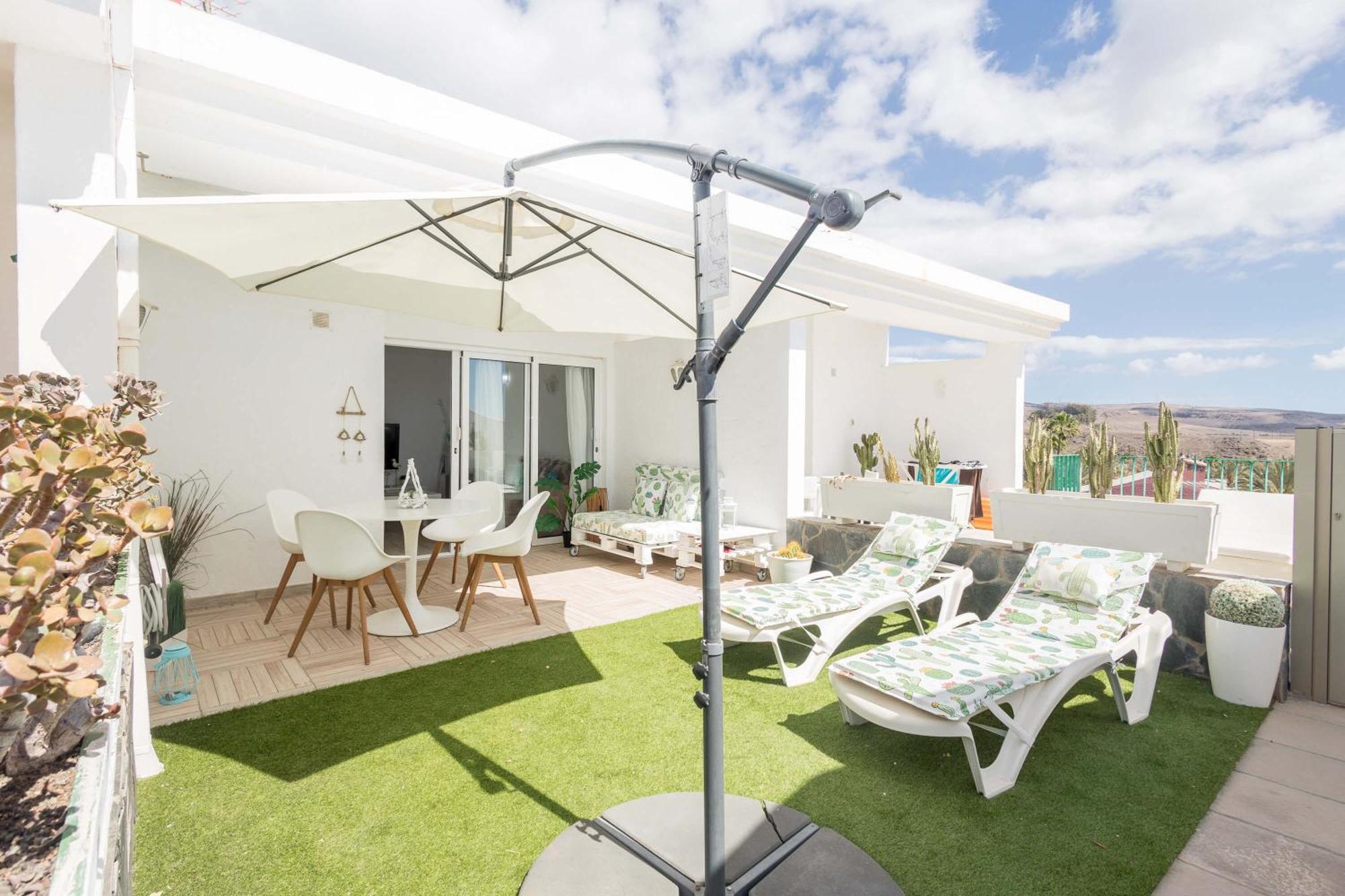 Playa Del Aguila Bungalow Con Terraza Solarium Maspalomas  Exteriör bild